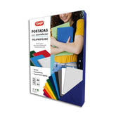 PORTADA PP 0,70 MM A4 7 AZUL OSCURO P/50 | 50 UNIDADES | (DHP COMERPA SLU)